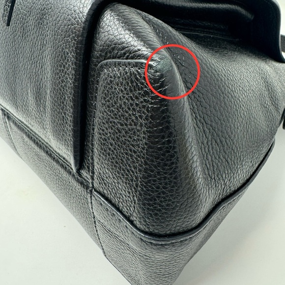 💯 Authentic SEE BY CHLOÉ Small Black  Lesther Joan Leather Two Way Bag - Picture 6 of 10